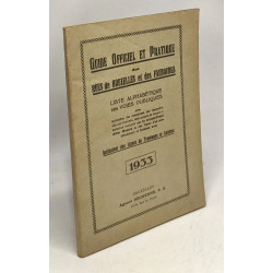 Guide officiel et pratique des rues de Bruxelles et des Faubourgs...