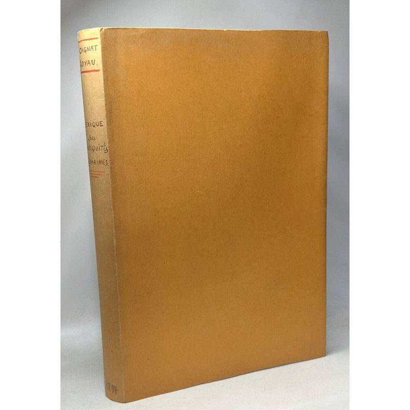 Lexique des antiquités romaines