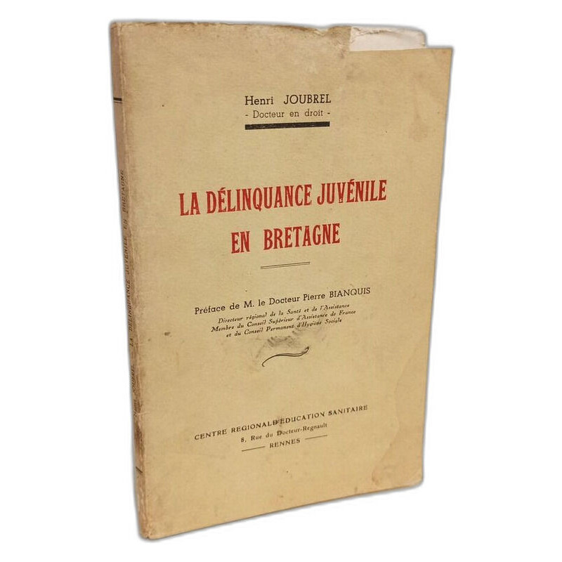 La delinquance juvenile en bretagne