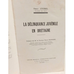 La delinquance juvenile en bretagne