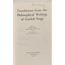 Translations from the Philosophical Writings of Gottlob Frege