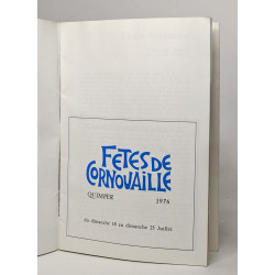 Fetes de cornouaille quimper 1976 - du dimanche 18 au dimanche 25...