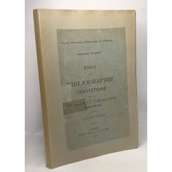 Essai de bibliographie verviétoise - journaux et publications...