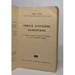 Précis d'hygiène alimentaire