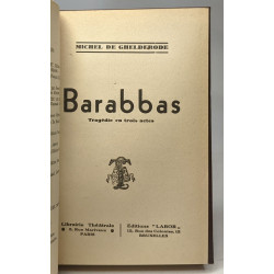 Barabbas - tragédie en trois actes