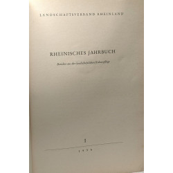 Rheinisches jahrbuch - landschaftsverband rheinland - 1 - 1956