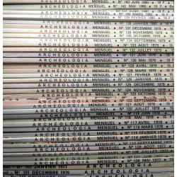 70 magazines ARCHEOLOGIA (entre 1966 et 1981) -...
