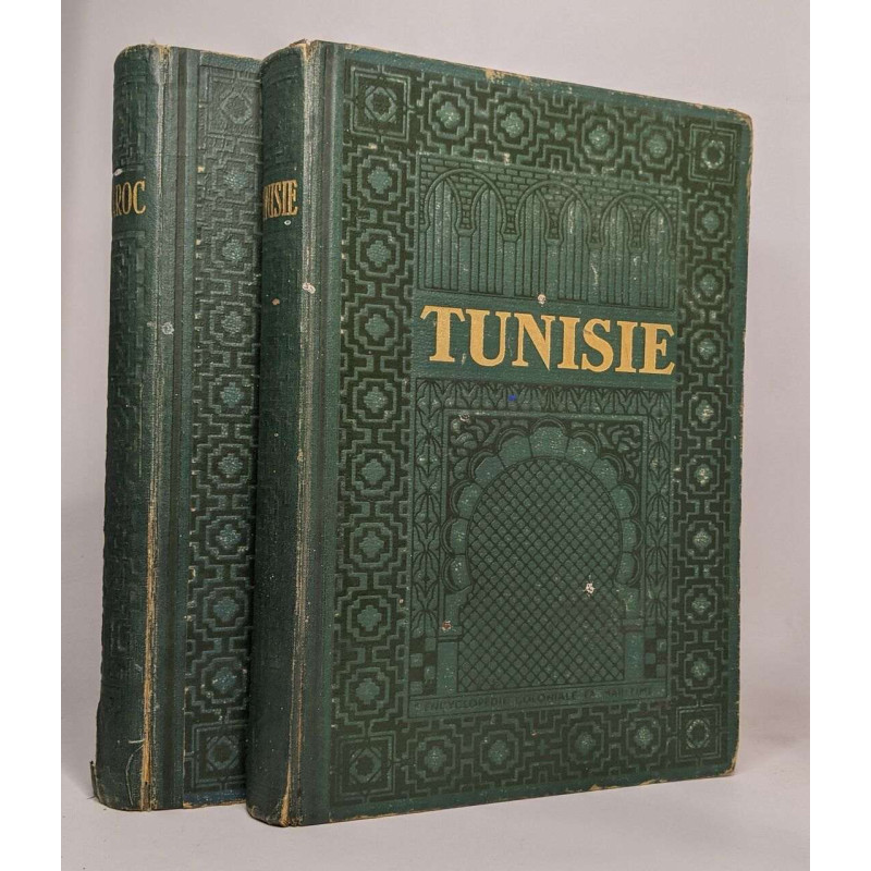 Lot de 2 ouvrages L'encyclopédie coloniale et maritime: TUNISIE /...