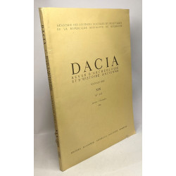 DACIA - revue d'archéologie et d'Histoire ancienne - Nouvelle...