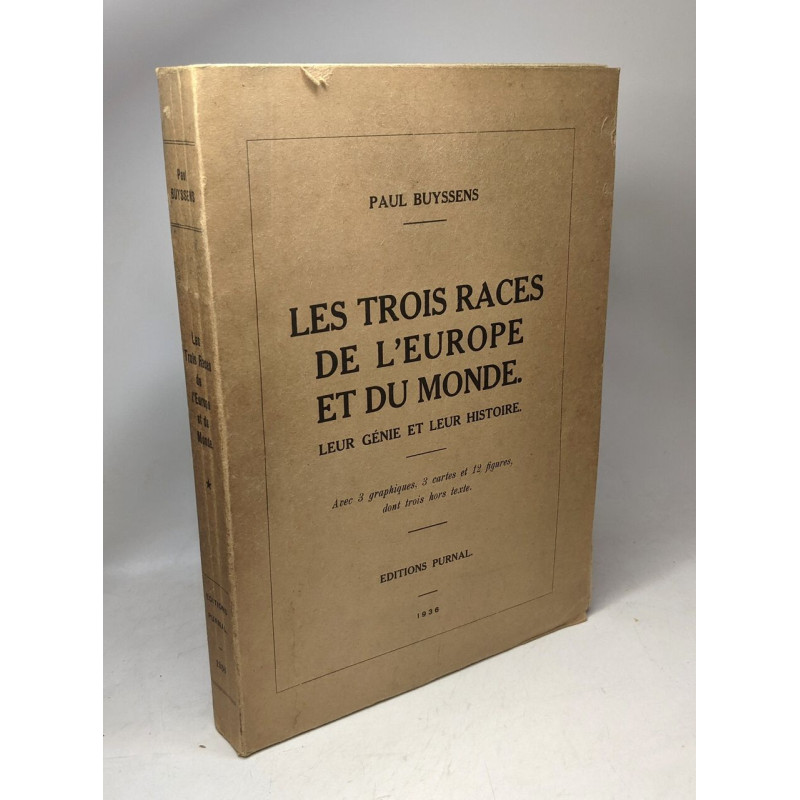 Les trois races de l'Europe et du monde - leur génie et leur...
