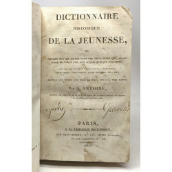 Dictionnaire de la jeunesse ou notices sur les jeunes gens des...
