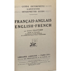 Français - Anglais / English French --- guide interprète...