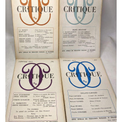 Critique - revue générale des publications françaises et...