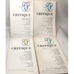 Critique - revue générale des publications françaises et...