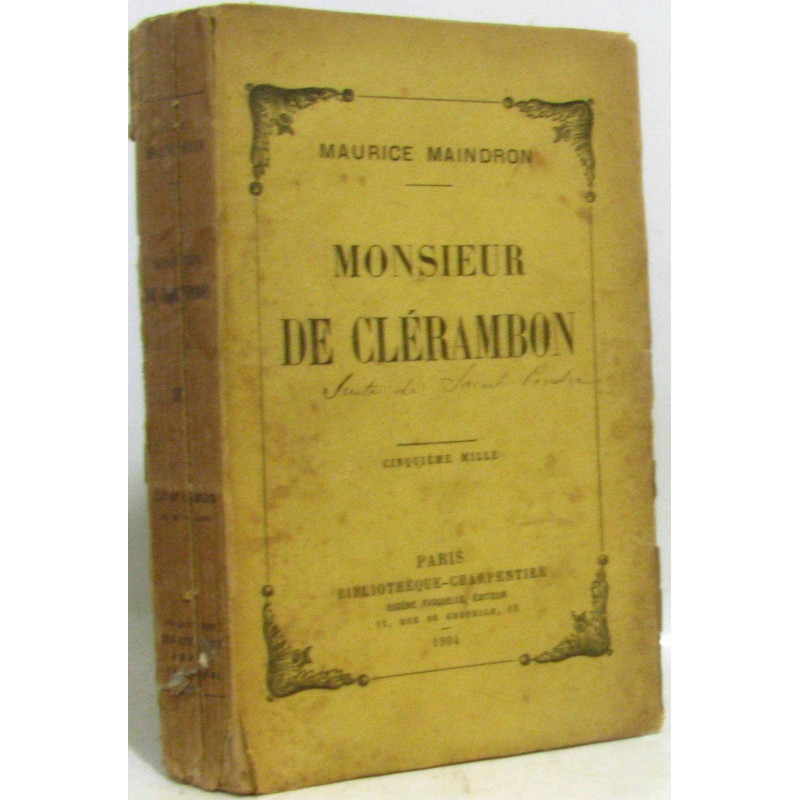 Monsieur de clérambon
