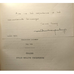 Érasme Dulce bellum inexpertis - collection Latomus Vol. VIII