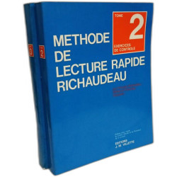 Méthode de lecture rapide Richaudeau - tome 1/ Cours théorique +...