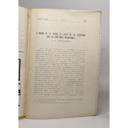 L'Encéphale. Journal de Neurologie et de Psychiatrie - année 1949 n° 7