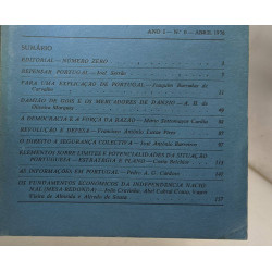 Naçao e defesa - Ano 1, n°0 abril +1 julho 1976 / gabinete de...