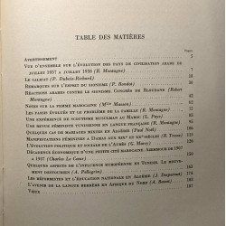 Entretiens sur l'évolution des pays de civilisation arabe - TOME...