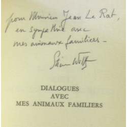 Dialogues avec mes animaux familiers - avec hommage de l'auteur