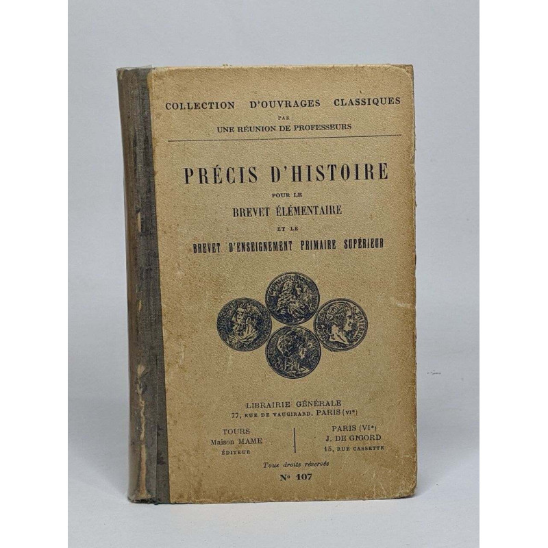 Précis d'histoire pour le brevet élémentaire et le brevet...