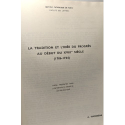 La tradition et l'idée du progrès au début du XVIIIe siècle...