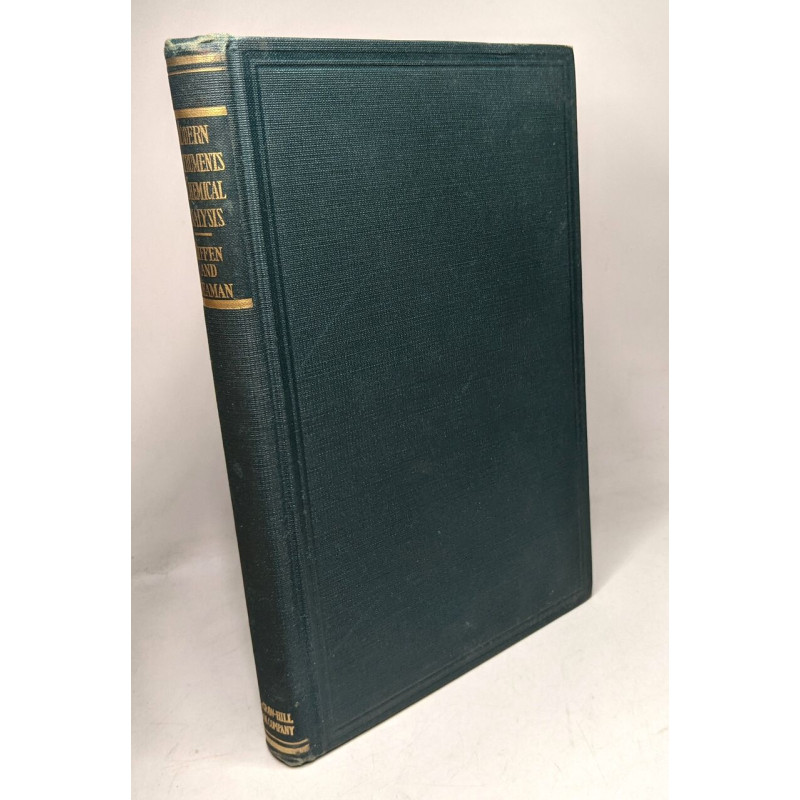 Modern instruments in chemical analysis -first edition
