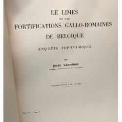 Le limes et les fortifications gallo-romaines de Belgique enquête...