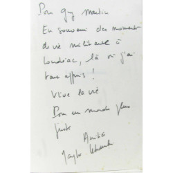 Etre juste justement - avec hommage de l'auteur