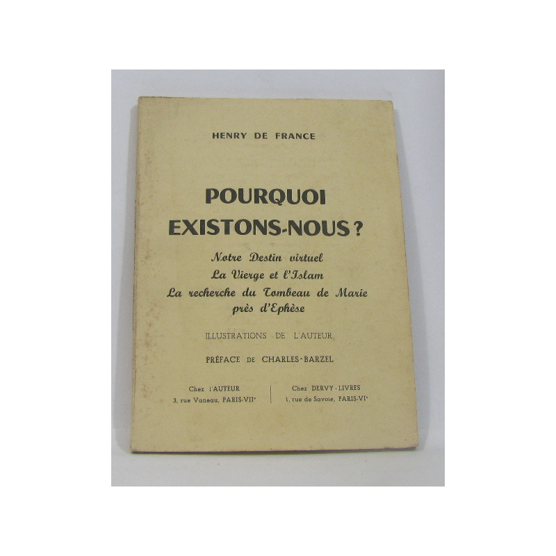 Pourquoi existons-nous