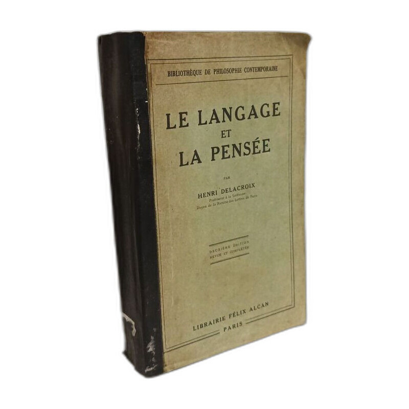 Le langage et la pensée - bibliothèque de philosophie...
