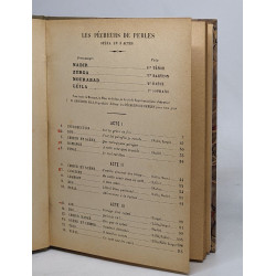 Les pêcheurs de perles - opéra en trois actes