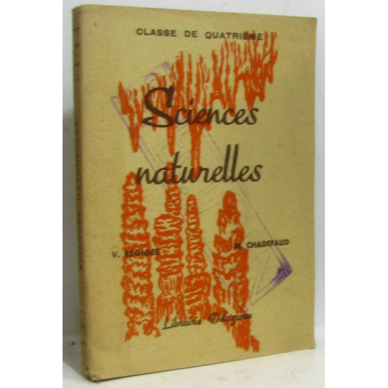 Sciences naturelles - classe de quatrième