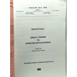 Africa journal of the international african institute - volume 49...