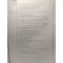 Dieu et l'Homme dans la pensée religieuse de l'Egypte pharaonique...