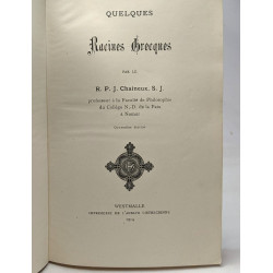 Quelques Racines grecques