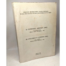 IIè colloque d'Athènes 1981 - Le Conflit Athènes 28-30 Septembre 1981