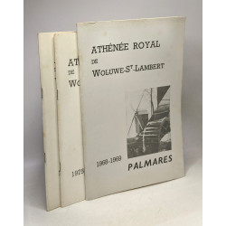 Athénée Royal de Woluwe-St-Lambert --- Palmarès 3 années ---...