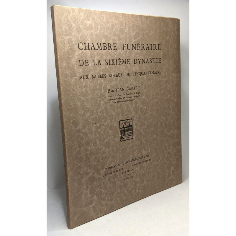 Chambre funéraire de la sixième dynastie aux musées royaux du...