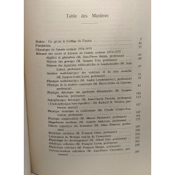 Annuaire du Collège de France - 75e année