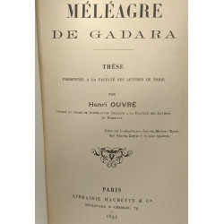 Méléagre de Gadara - Thèse -