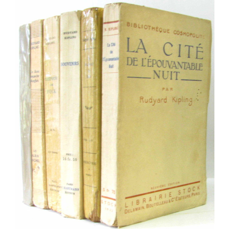 6 romans d'éditions anciennes: Retour de Puck + Sa majesté le roi...