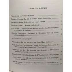 Recherches sur Diderot et sur l'Encyclopédie...
