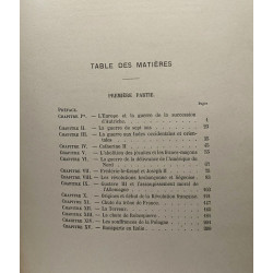 Essai sur l'histoire moderne de 1740 à 1860 - TOME UN à CINQ