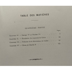 Essai sur l'histoire moderne de 1740 à 1860 - TOME UN à CINQ