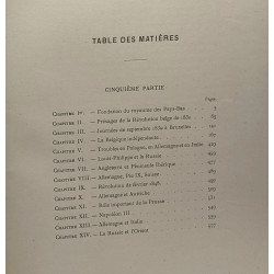Essai sur l'histoire moderne de 1740 à 1860 - TOME UN à CINQ