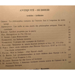 Rbph revue belge de philologie et d'Histoire / Btfg belgisch...