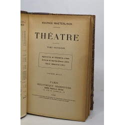 Théâtre - tomes I II et III