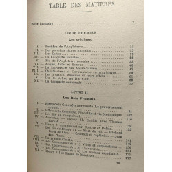 Histoire d'Angleterre. Collection - Les grandes études historiques